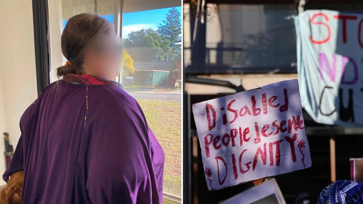 Shelly wants to protest NDIS cuts but can’t leave her house