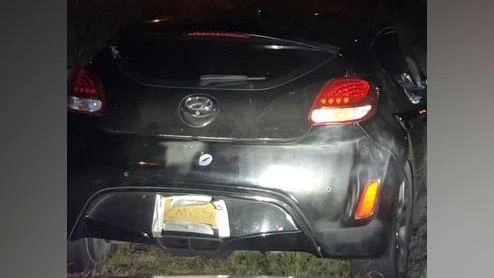 Looks legit! Driver busted for shonky cardboard number plates