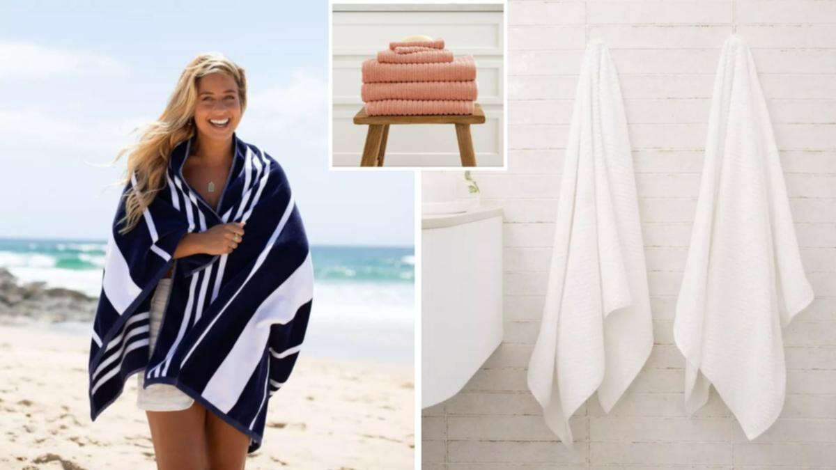 ‘Insanely soft’ towel sets from Canningvale are discounted by $100