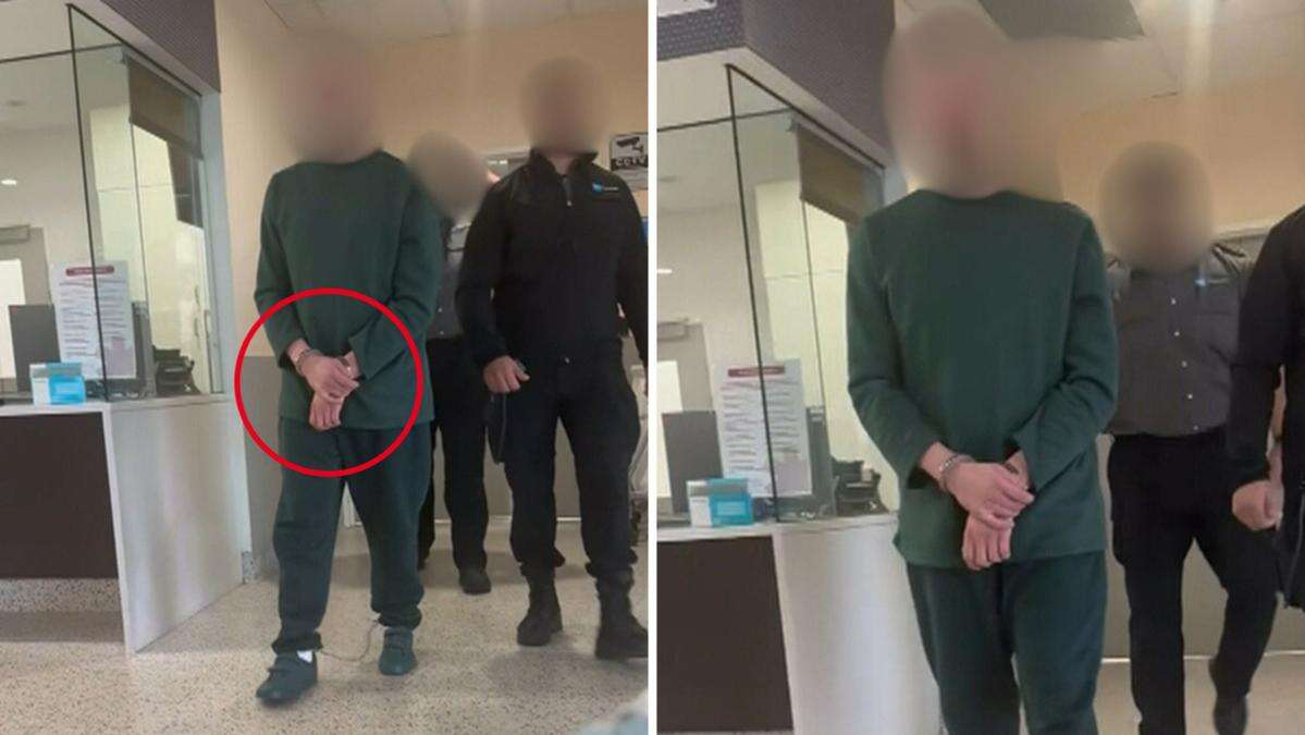 Patient’s shock at handcuffed prisoner in Sydney hospital emergency room