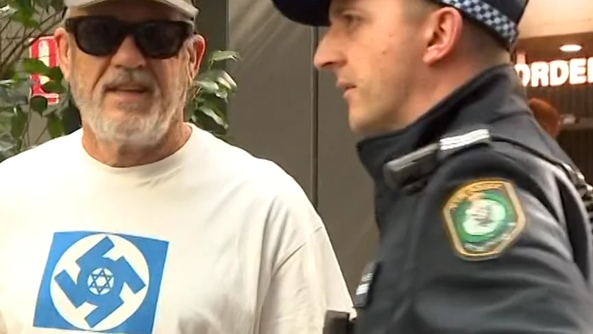 ‘I wear this all the time’: Shocking sight outside royal commission
