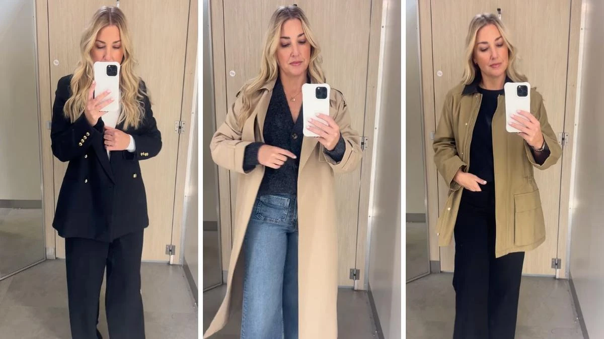 Jules Sebastian’s viral Target trench coat is just $56 right now — full outfit under $200