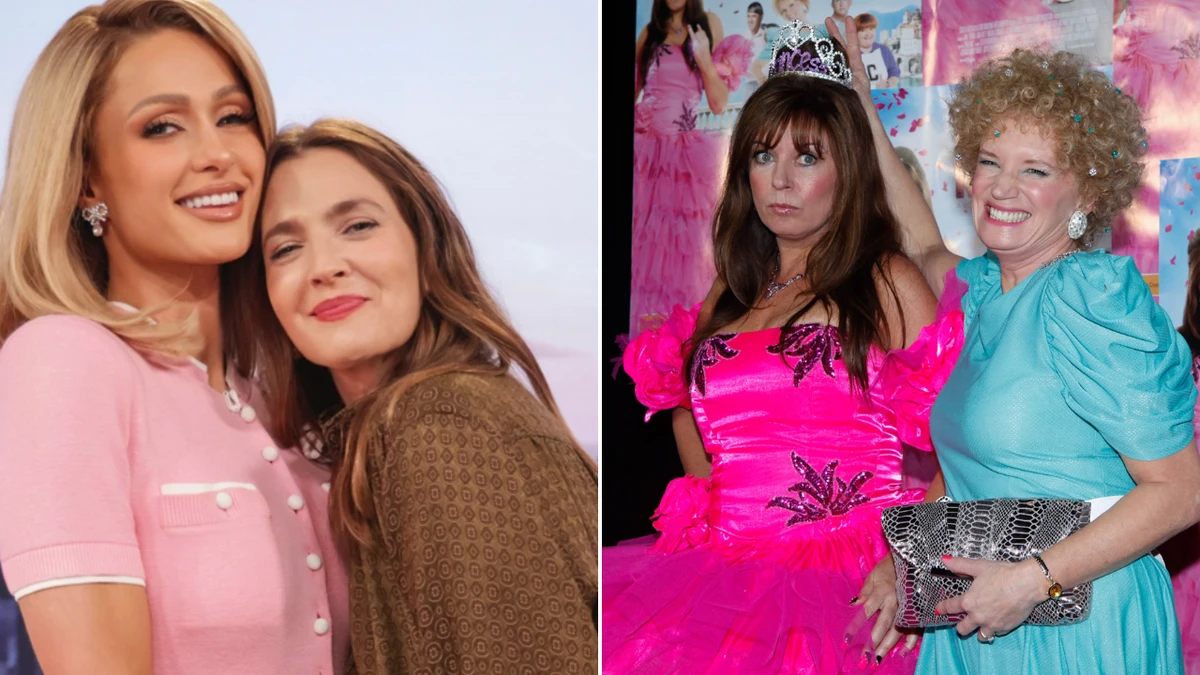 Drew Barrymore and Paris Hilton pay tribute to Aussie cult classic