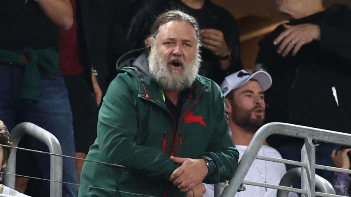 Russell Crowe responds to bombshell Rabbitohs report