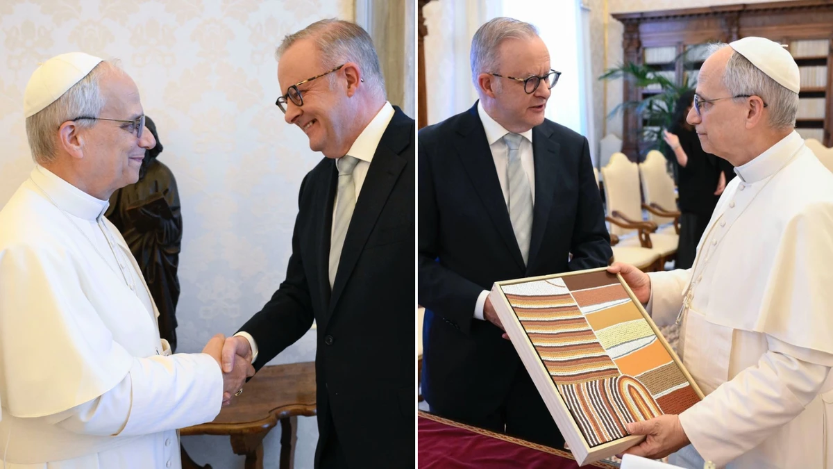 Inside Anthony Albanese’s historic meeting with Pope Leo