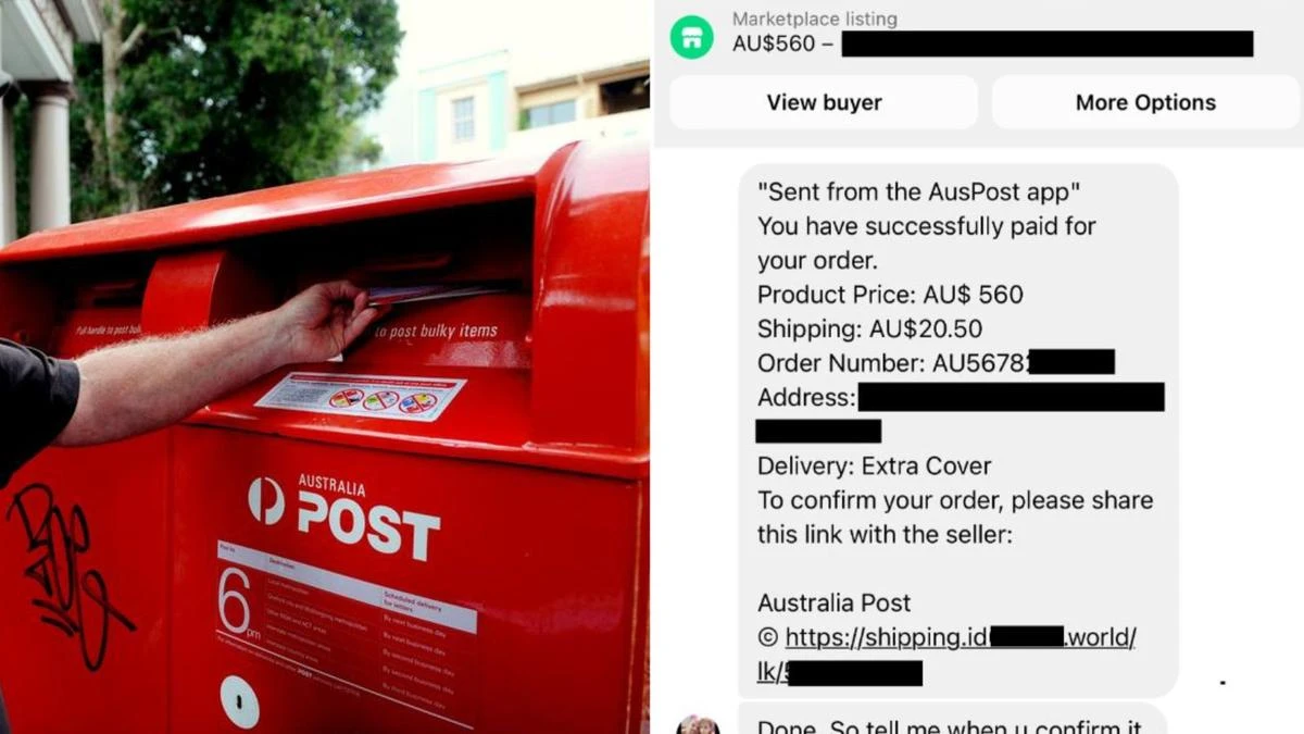 Warning for online marketplace users over rising threat of Australia Post scam
