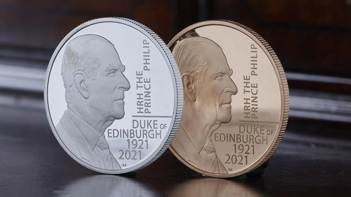 Prince Philip honoured on UK 5-pound coin