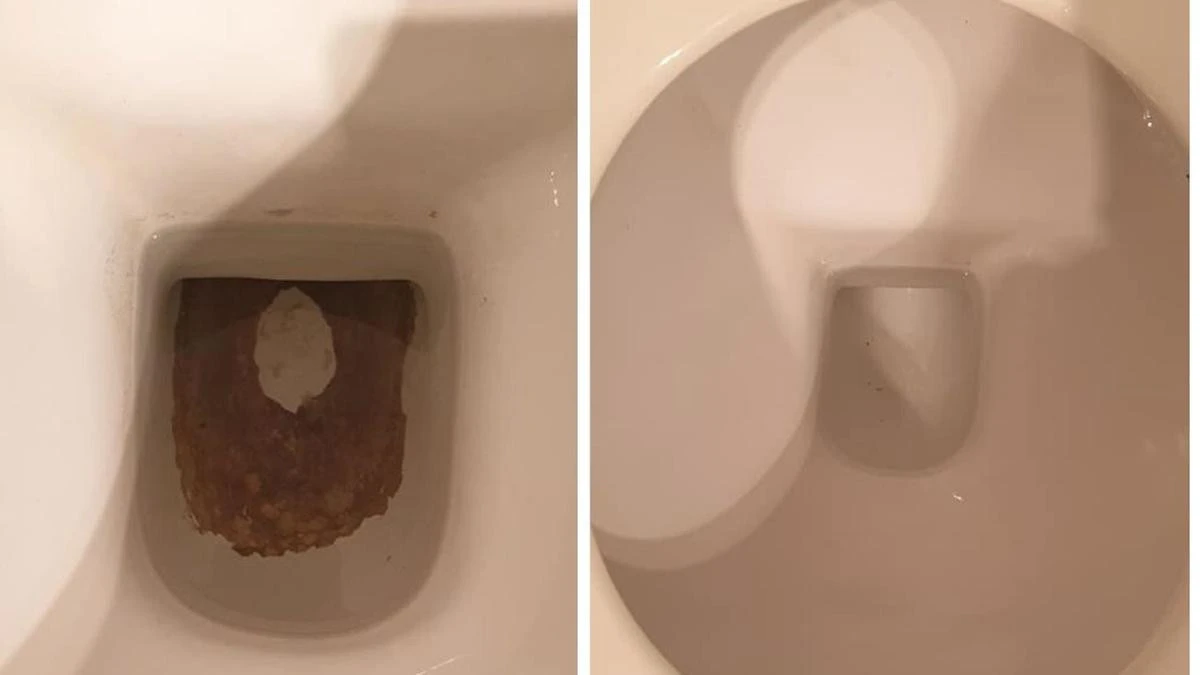 The Bunnings cleaning hack that will banish stubborn stains at the bottom of your toilet