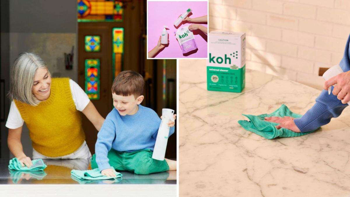 Half-price eco-friendly Koh cleaning products as study shows dangers of chemical exposure