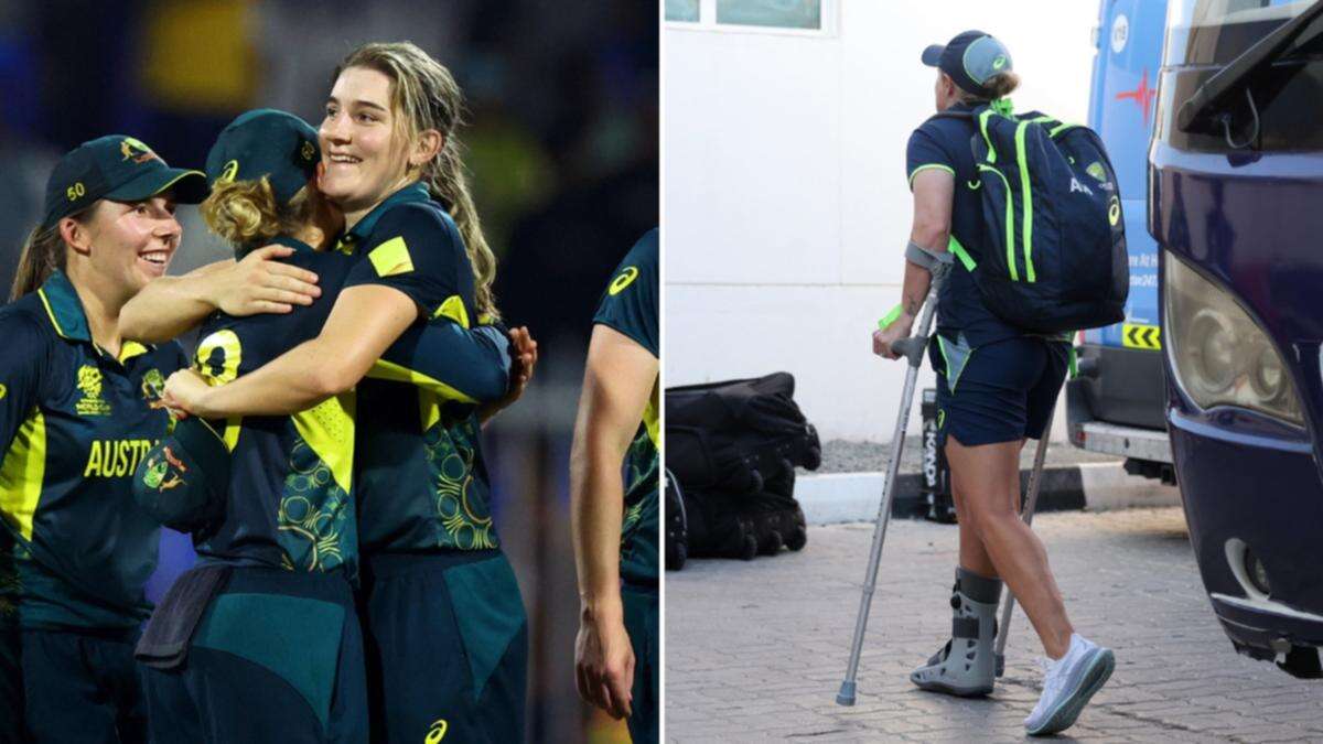 Worrying sight dampens Australia’s T20 World Cup celebrations