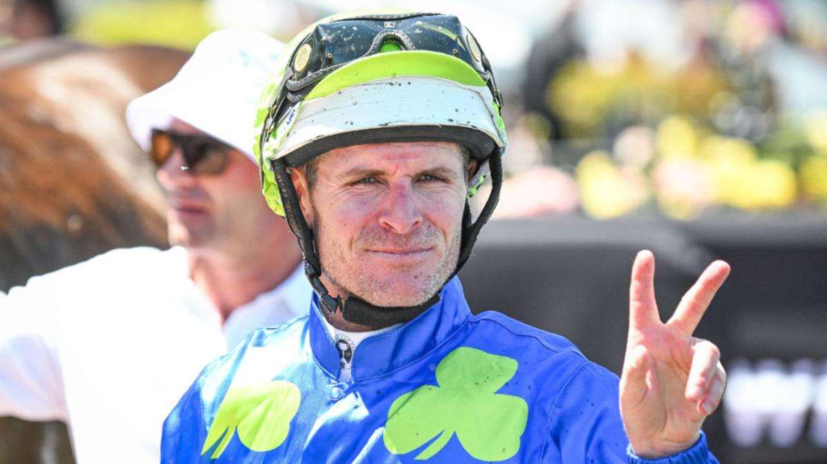 Champion jockey taken to hospital after nasty fall