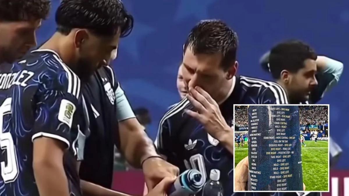 Argentina brutally mock England after stumbling across cheat notes
