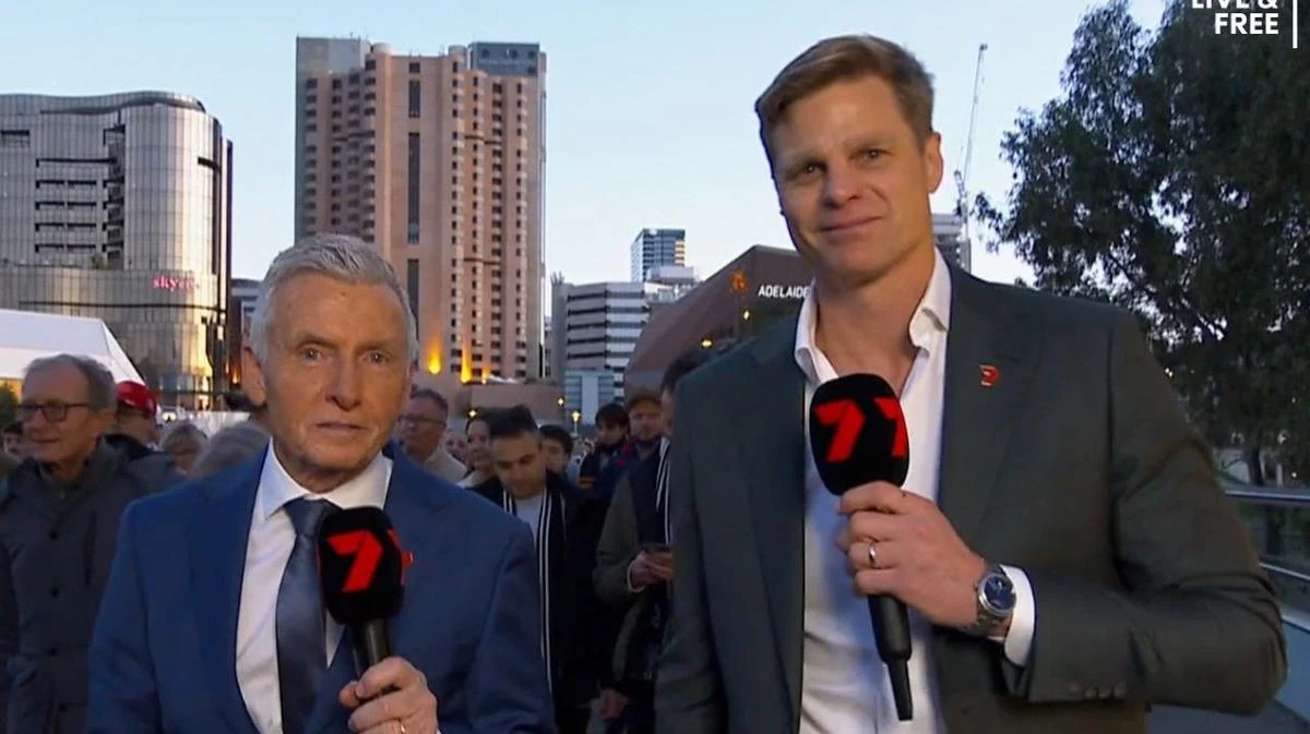 Nick Riewoldt involved in minor altercation with AFL fan