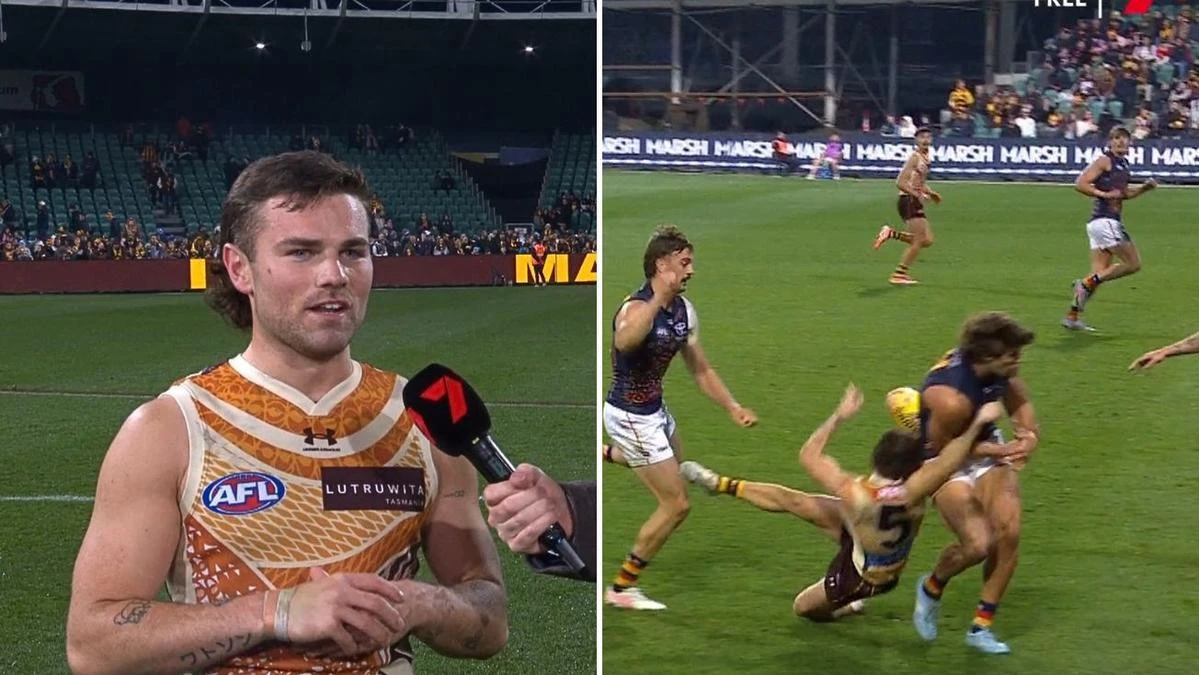 Inside Hawthorn gun’s nasty hit during Tassie thriller: ‘Filthy’