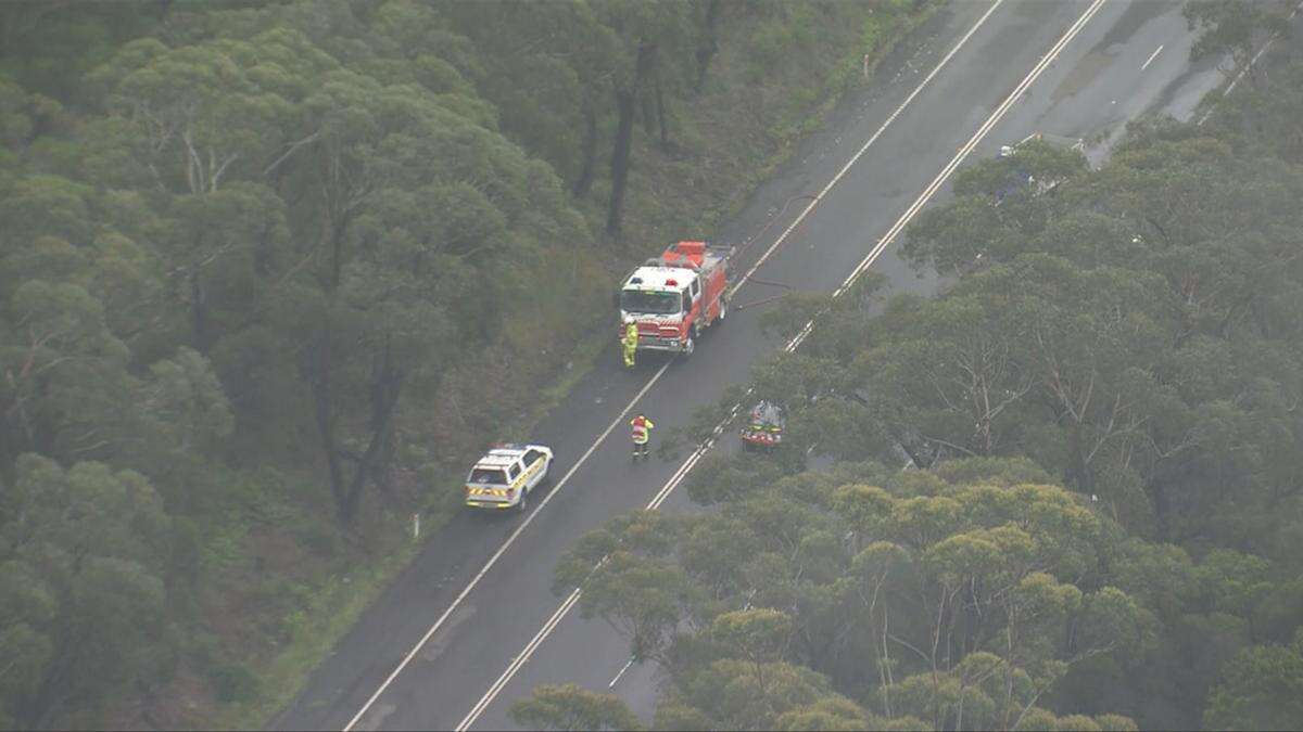 Man dies in two-truck crash south of Sydney