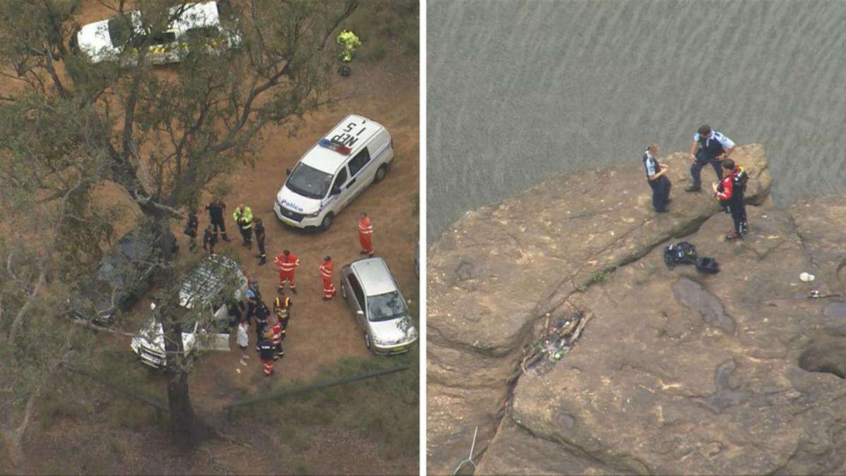 Major search for man missing after jumping off cliff and into NSW waterhole