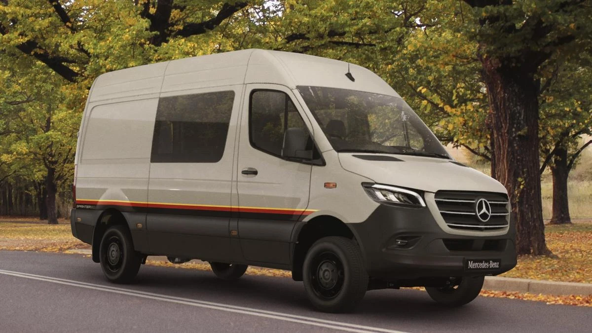 Three decades of Mercedes-Benz Sprinter celebrated with rugged limited edition