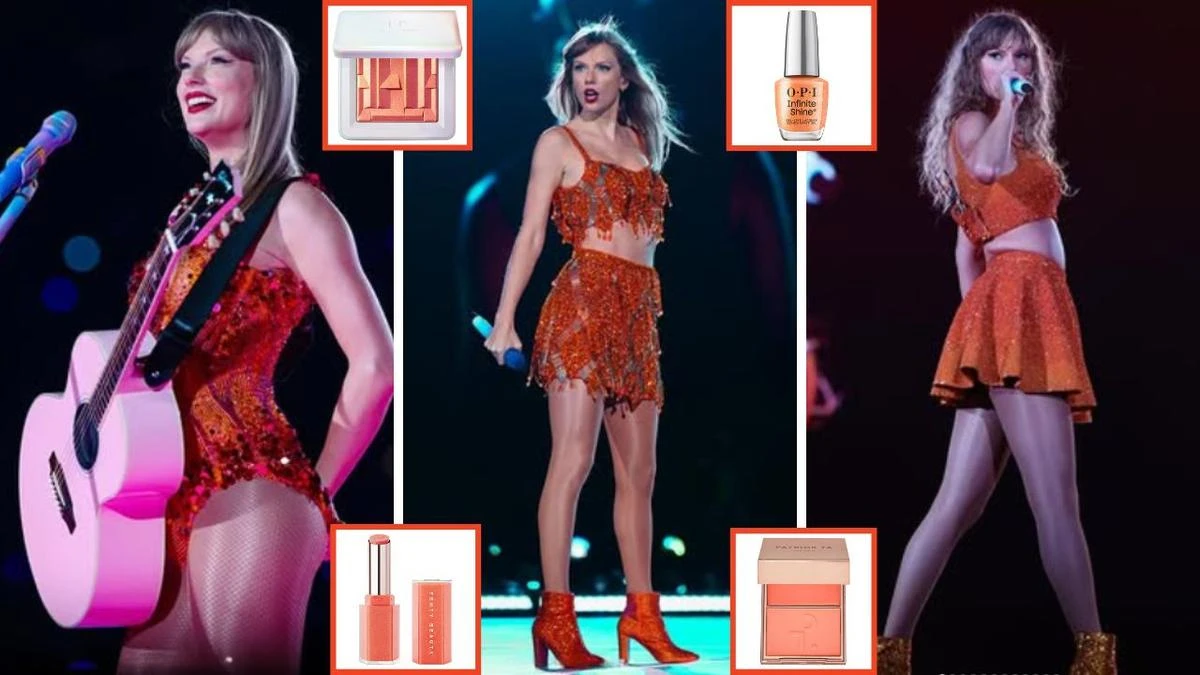 Taylor Swift’s ‘orange sparkle era’ is here and you can get the look now