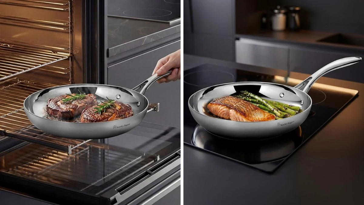This new stainless steel cookware range is becoming the grown-up kitchen flex