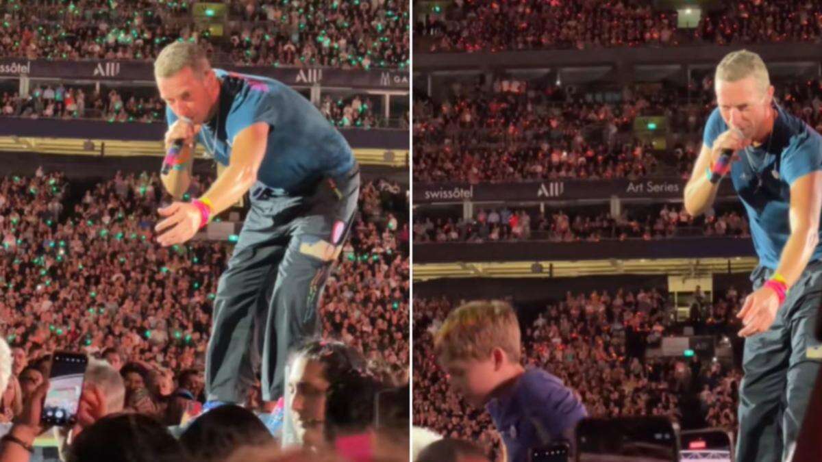 Coldplay frontman’s heartwarming act at Sydney concert