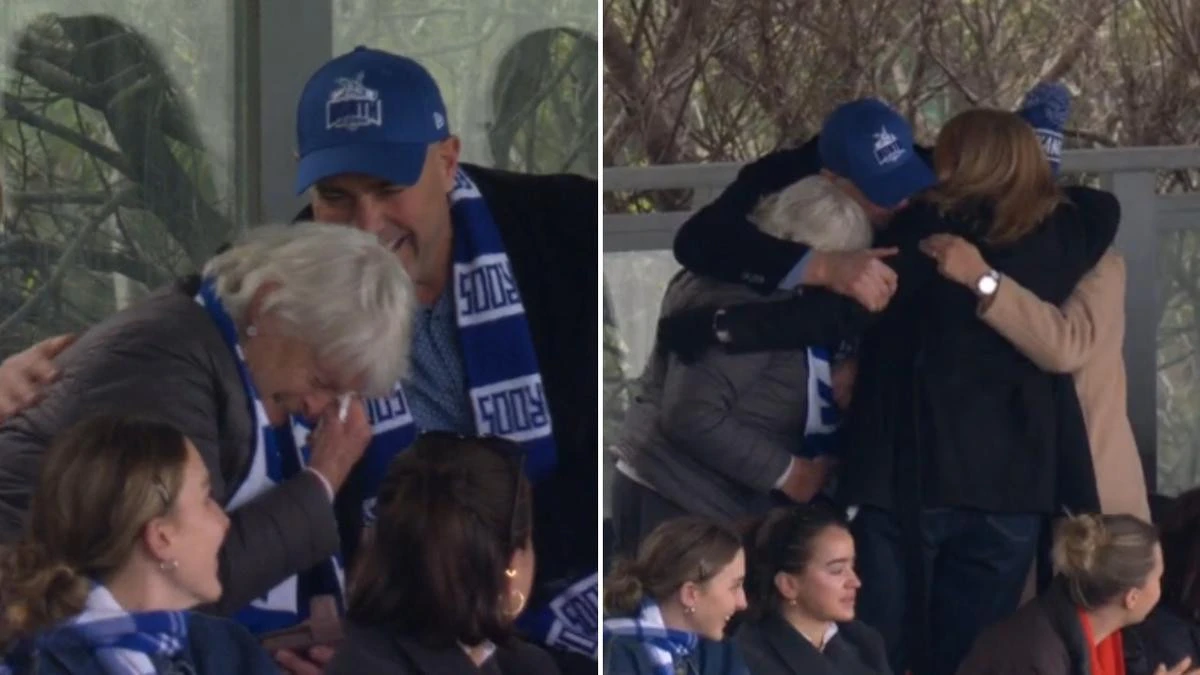 AFL debutant’s nan in tears as priceless moment steals the show