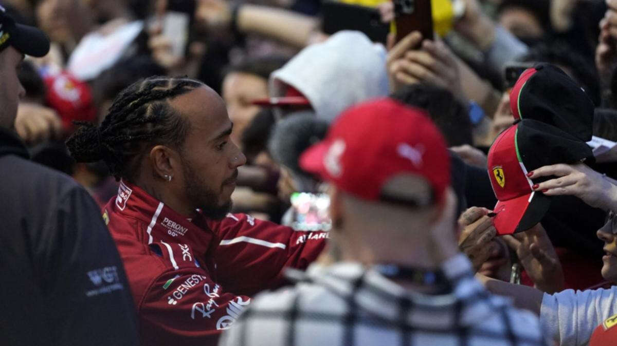 Wild F1 scenes before superstars head to Australia