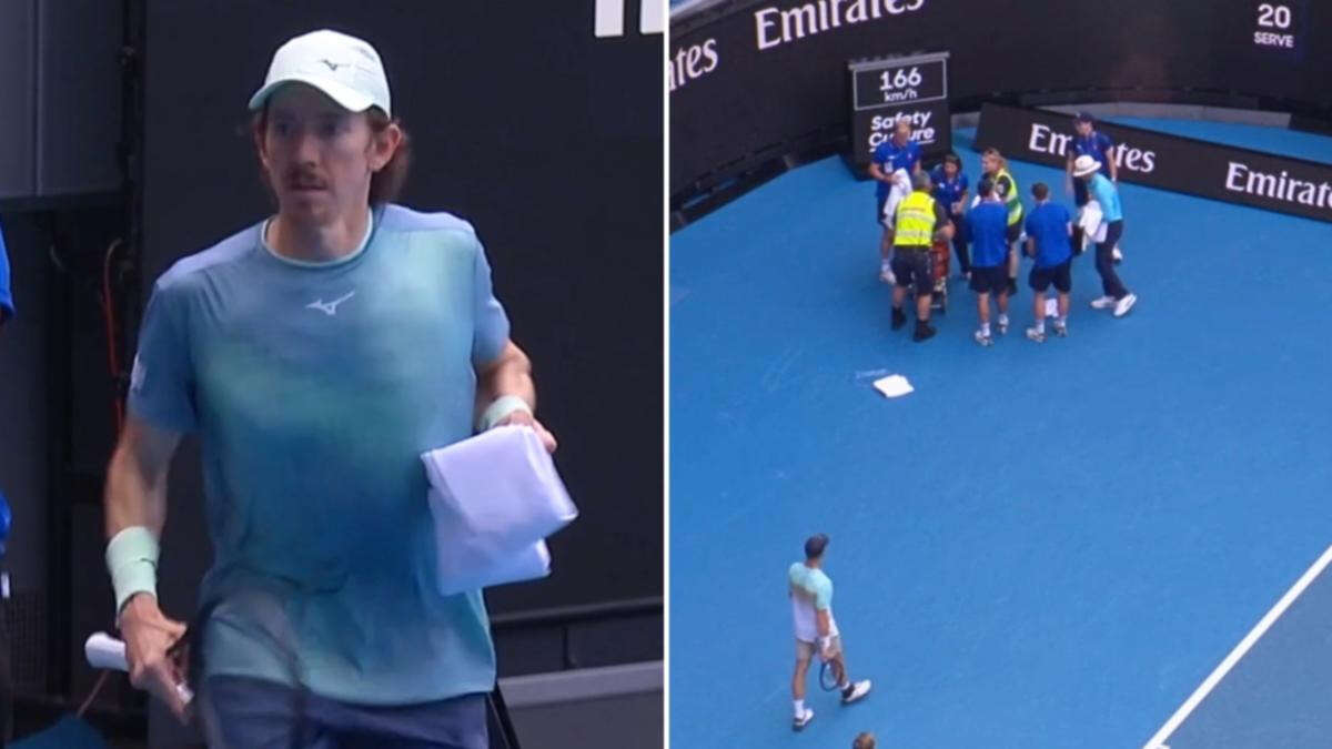 Aus Open players race into action after ball kid’s health scare