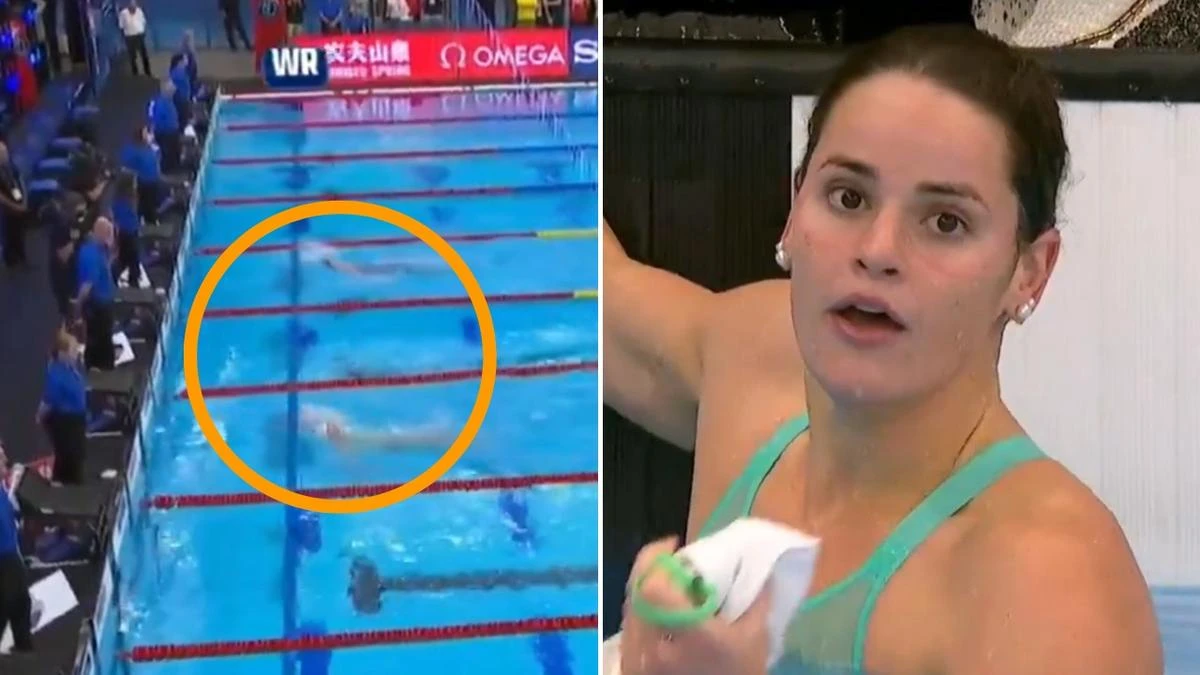 Extraordinary 0.04s revenge as Aussie hero breaks world record