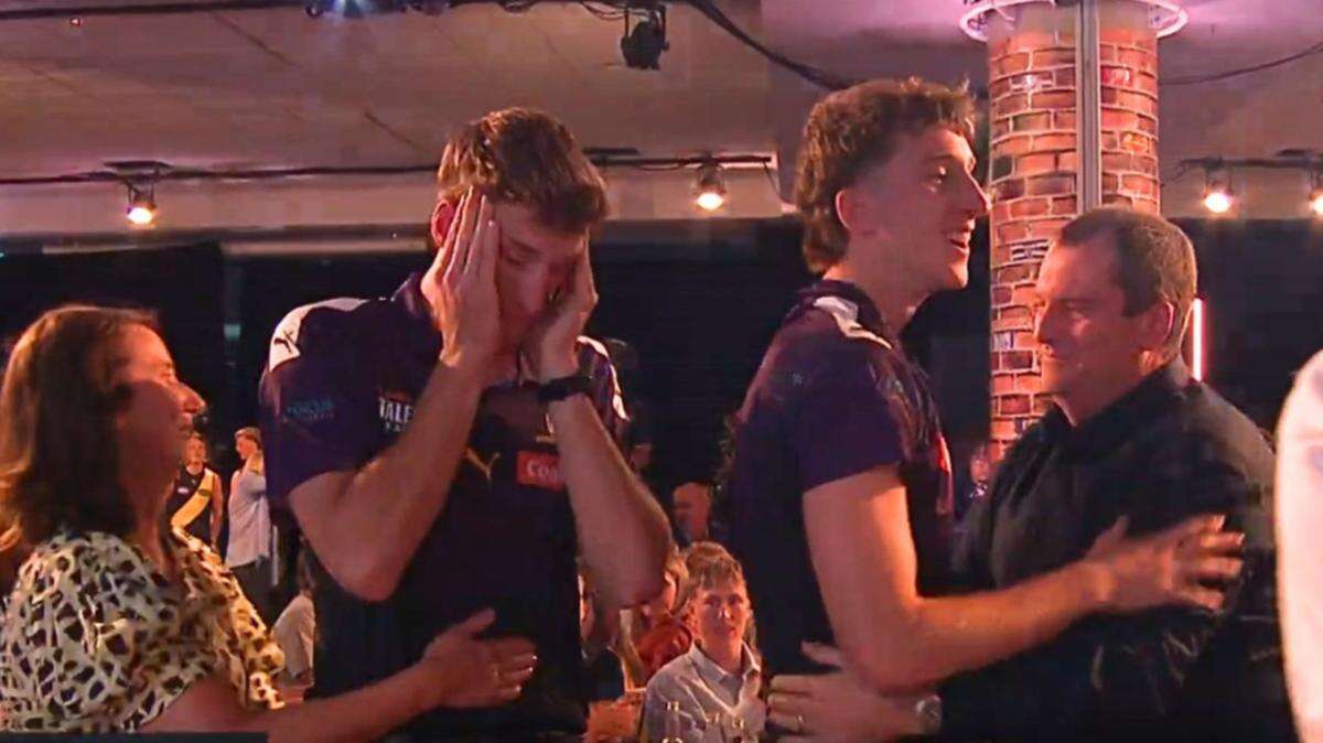 Draft night ends in tears with family split by last-minute call