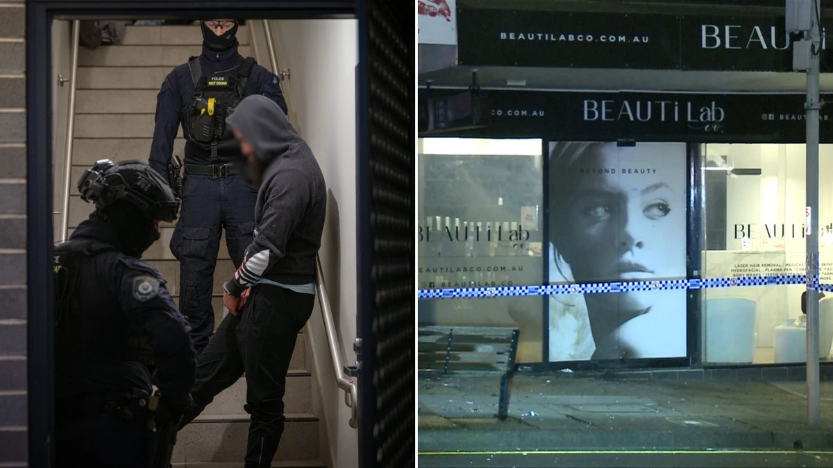 Two charged as nail-packed pipe bombs uncovered in firebombing probe