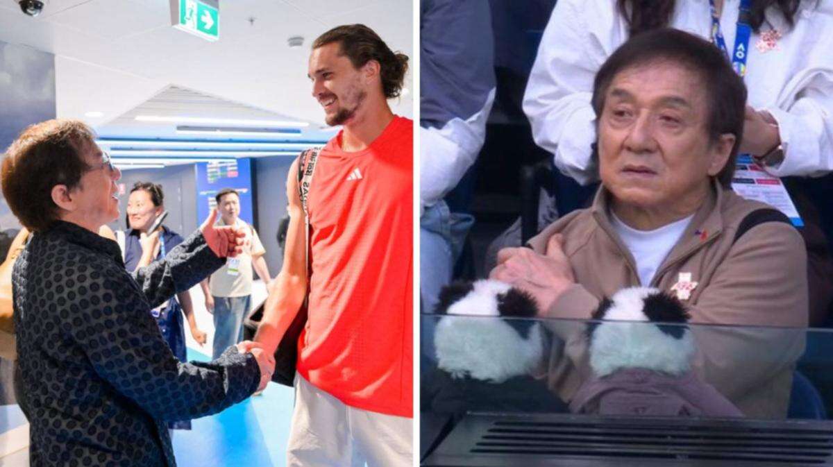 Fans lose it over sighting of iconic actor at Aus Open