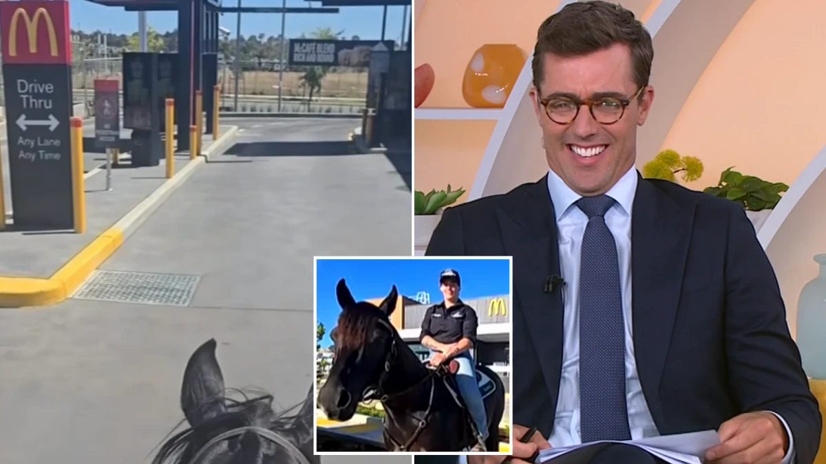 Cheeky reason owner took her horse through the Macca’s drive-thru