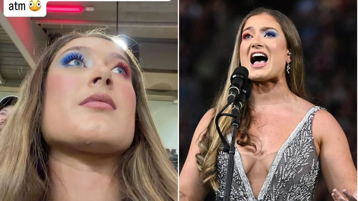 State of Origin anthem singer in shock after battling audio issues