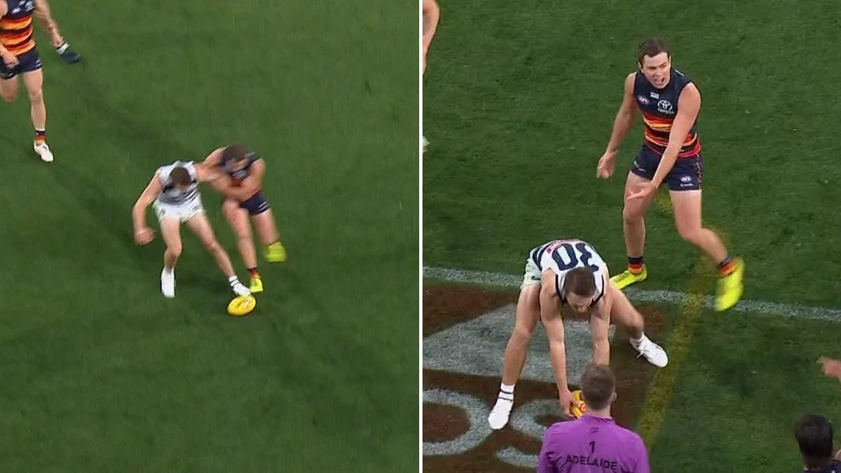 AFL issues eye-opening statement on dramatic Geelong free kick