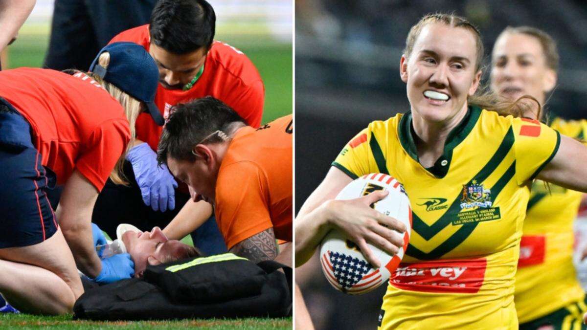 Star hospitalised in Jillaroos’ ridiculous 90-4 win over England