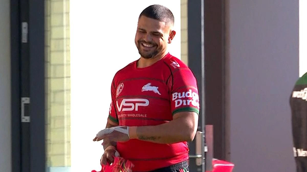 Smile wiped off Latrell Mitchell’s face after training setback