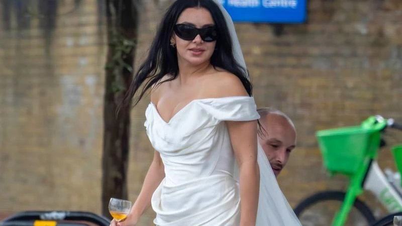 Brat stunner: Charli XCX shines as the anti-bride