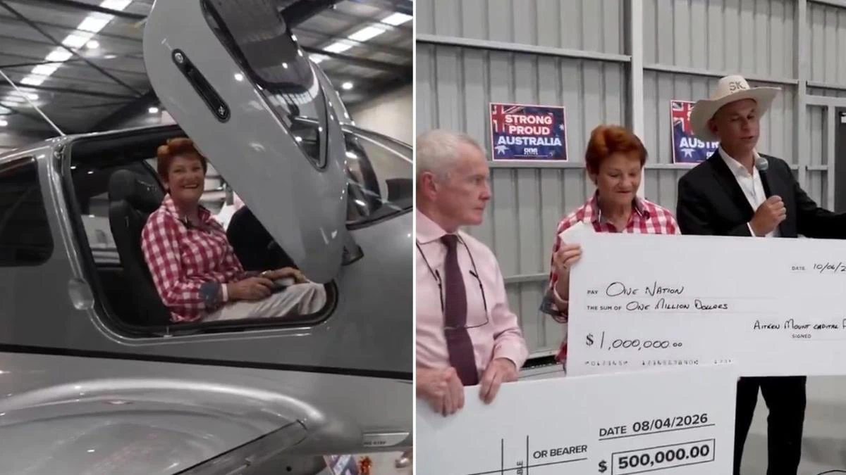 Pauline Hanson flaunts ‘sexy’ One Nation gifts
