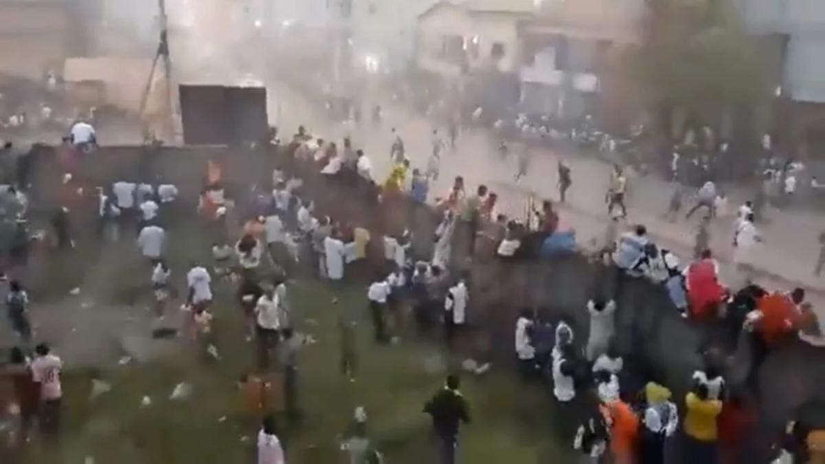 At least 56 dead in stampede outside controversial football match