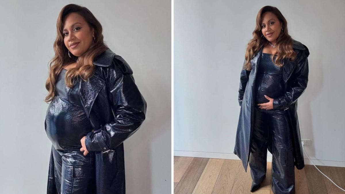 Jessica Mauboy shares rare look at growing baby bump