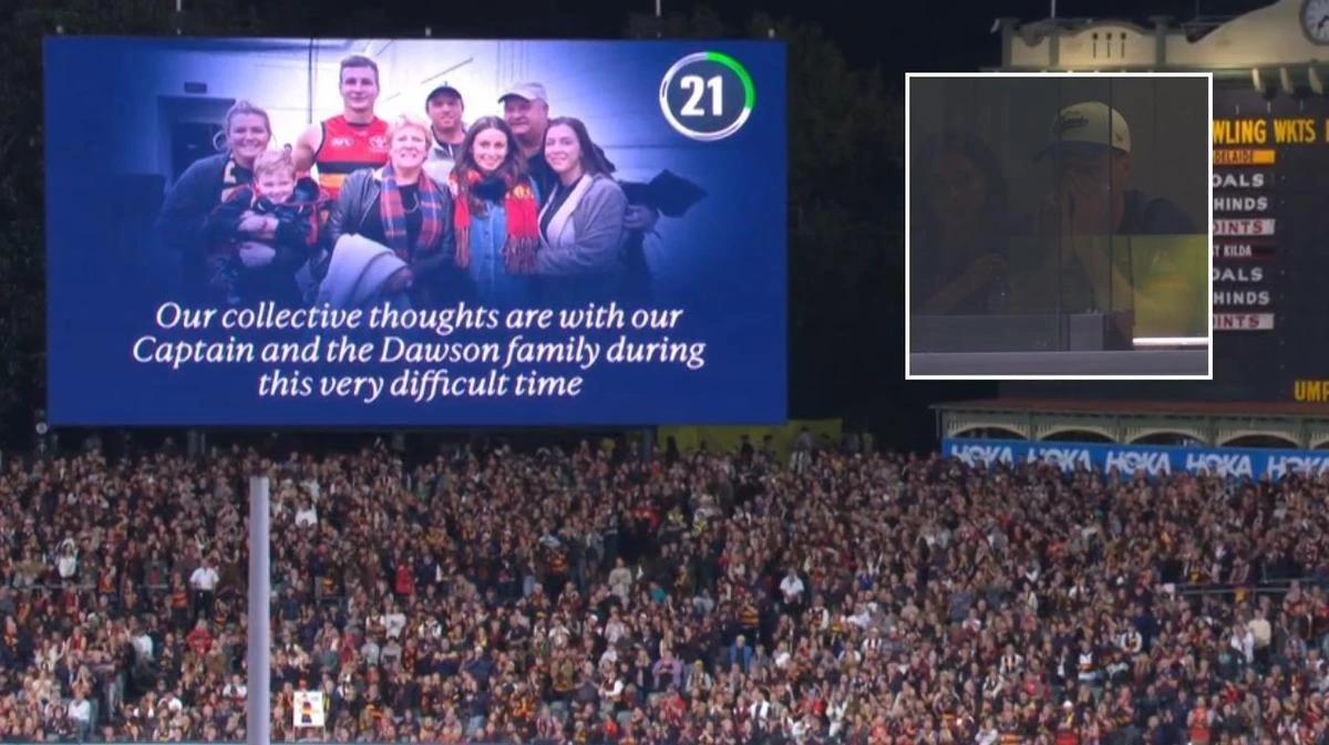 Emotional scenes as fans pay tribute to grief-stricken skipper