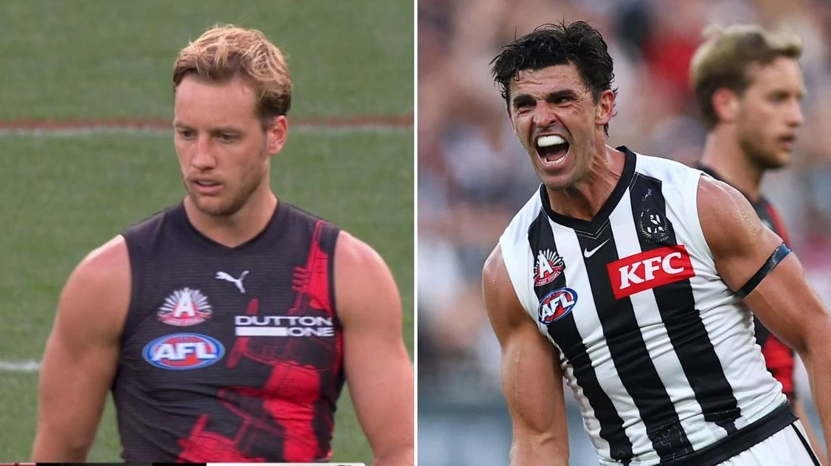 Essendon star caught ‘just jogging’ as Pendlebury runs riot