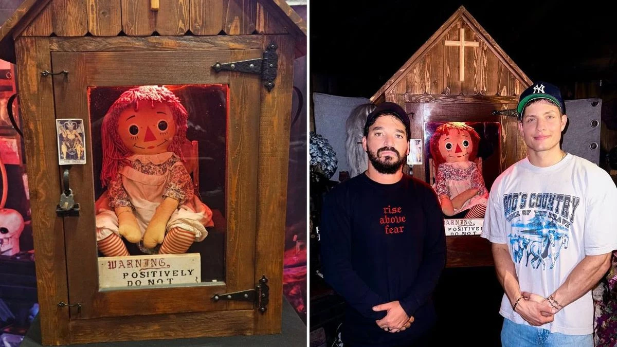 Controversial US comedian buys the Annabelle doll