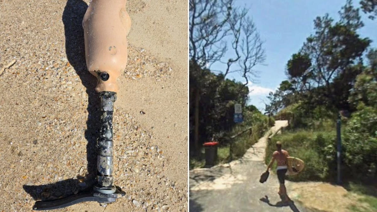 ‘Anyone missing a leg’: Cops probe crazy find on popular surf beach