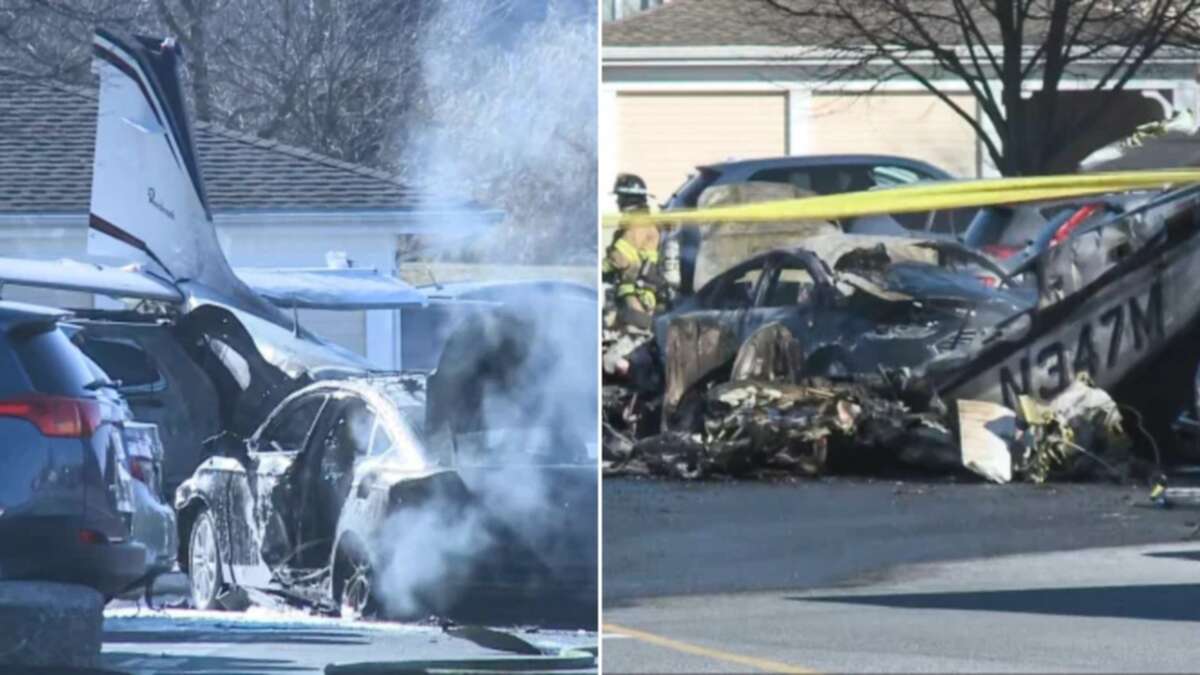 Multiple injured as plane crashes in US residential area