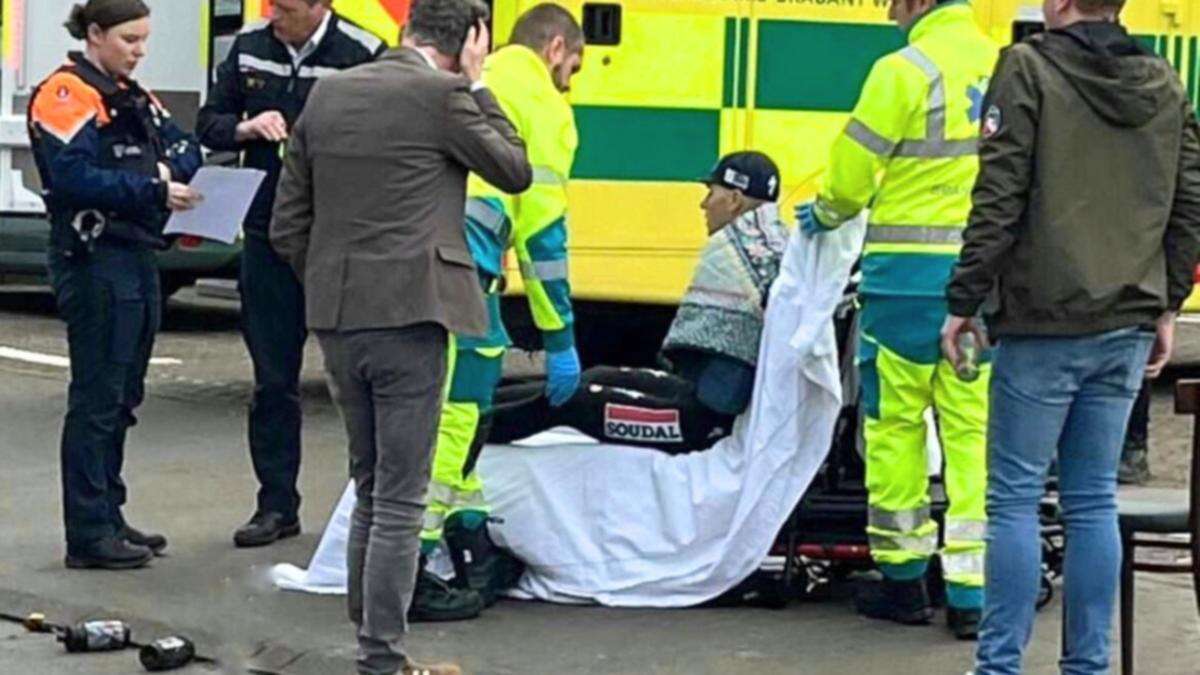 Two-time Olympic champion ‘deathly pale’ after horrifying crash