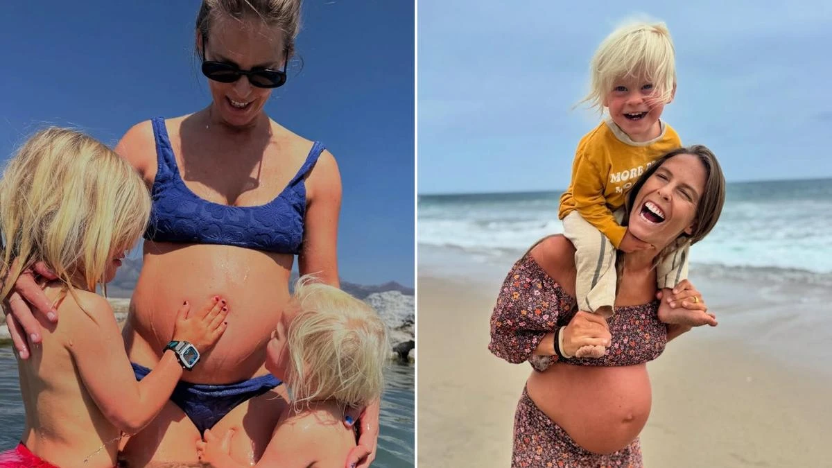 Son’s intuition reveals Aussie Olympic gold medallist’s pregnancy
