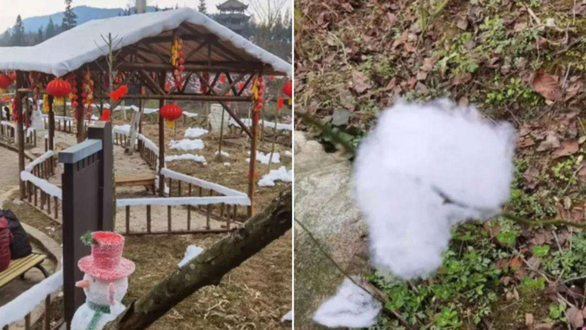 International attraction apologises for bizarre attempt to create fake snow