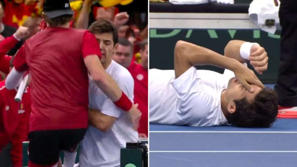 Tennis star refuses to play after being ‘attacked’ by Davis Cup rival