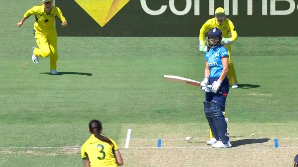 Women’s Ashes kicks off with first-over controversy: ‘Hang on’